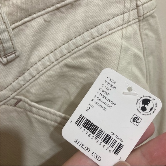 Free People Come as You Are Maxi Skirt Ivory Size 2 High Waist New Boho - Picture 10 of 12